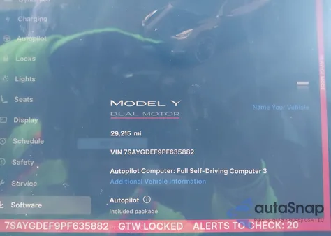 2023 Tesla Model Y Performance Dual Motor All-Wheel Drive from USA, damaged, VIN 7SAYGDEF9PF635882
